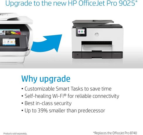 HP OfficeJet Pro 8740 All-in-One Wireless Printer, HP Instant Ink or Amazon Dash replenishment ready (K7S42A) in Saudi Arabia