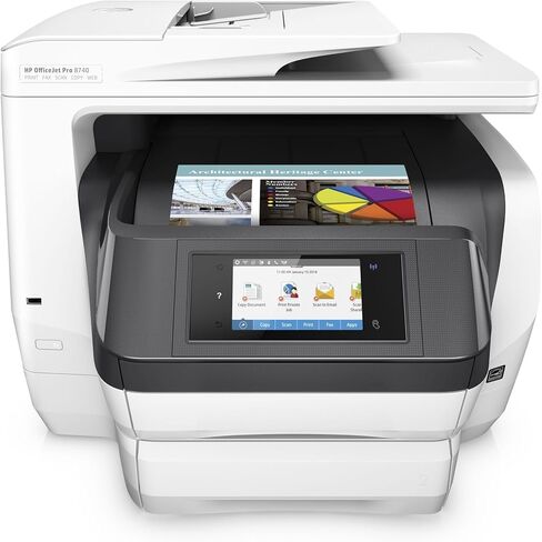 HP OfficeJet Pro 8740 All-in-One Wireless Printer, HP Instant Ink or Amazon Dash replenishment ready (K7S42A) in Saudi Arabia