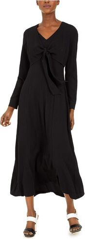 Calvin Klein Women's Maxi Dress with Tie Front in Saudi Arabia