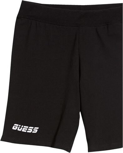 GUESS Girls' Big Logo Hem Organic Jersey Biker Shorts in Saudi Arabia