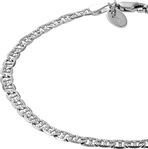 LIFETIME JEWELRY 4mm Mariner Link Chain Anklet for Women & Men 24k Gold Plated in Saudi Arabia