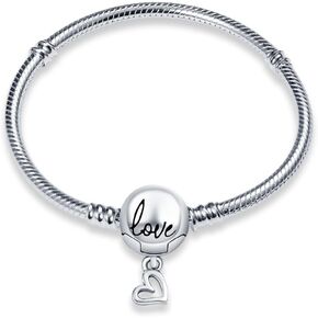 925 sterling silver bracelets for women butterfly bracelet charms bracelets Love sterling silver charm bracelet snake chain,Diy sterling silver charm bracelet in Saudi Arabia