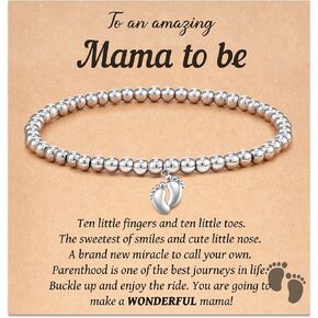 HGDER New Mom Gifts for Women, 1st Time Mothers Day Mama to Be Bracelet for an Amazing Mama in Saudi Arabia