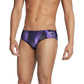 Speedo Men's Swimsuit Brief PowerFlex Eco Coded Riff Team Colors