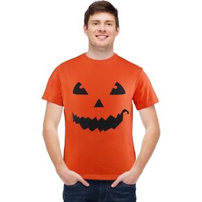 Hicarer Halloween Giant Pumpkin Face T Shirt Pumpkin Fun Unisex T Shirt for Halloween Party Costume Men Women in Kuwait
