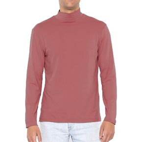 Men’s Oh So Soft Luxe Mock Neck Turtleneck Long Sleeve Shirt