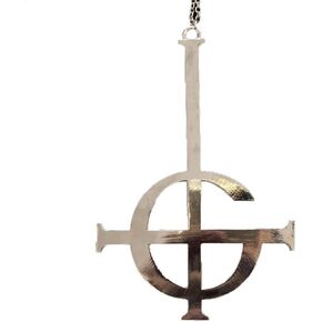 Moniku Nameless Ghouls Cross Necklace Cosplay Accessory Silvery in Kuwait