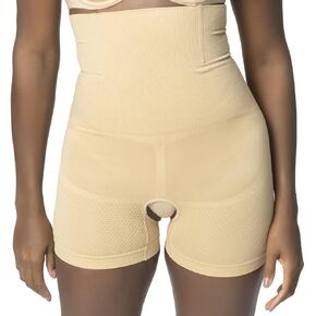 ROBERT MATTHEW Womens Shapewear Tummy Control Shorts Brilliance High-Waist Panty Mid-Thigh Body Shaper Bodysuit in Saudi Arabia