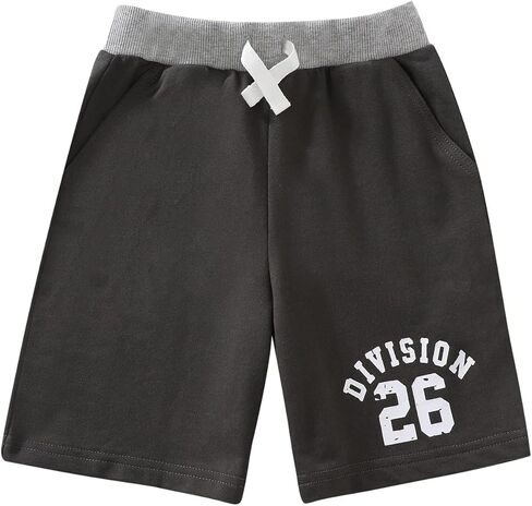 GLASH Kids Boys French Terry Cotton Shorts 3-Pack in Kuwait