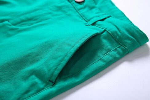 BASADINA Boys Shorts with Adjustable Waist School Chino Shorts for Kid 4-14 Years, 6 Colors to Choose in Kuwait