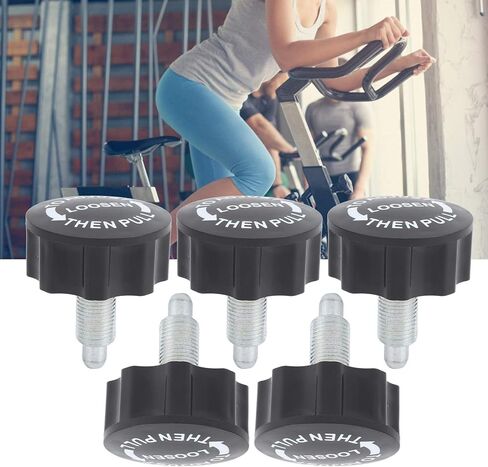 Pull Pin Spring Knob 5pcs Fitness Pop Pull Pin Knob M16 Exercise Training Machines Release Bike Equipment in Saudi Arabia