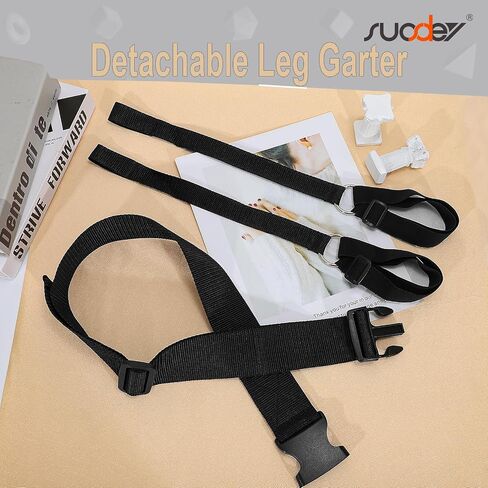 SUOSDEY Punk Black Waist Chain Belt Leather Layered Body Chains Rave Body Jewelry Accessories for Women and Girls in Saudi Arabia