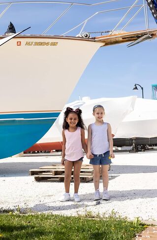Brix Girls 4-Pack Tank Tops - Jersey Cotton Comfort Soft Sleeveless Tunic Tees. in Kuwait