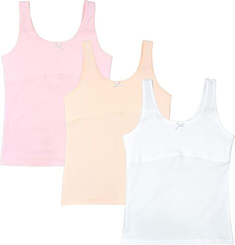 VeaRin Girls Tank Top Cami Undershirts Cotton Camisoles 3 Pack in Kuwait