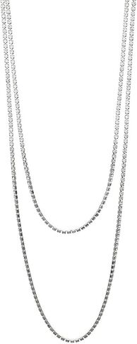 Rosemarie Collections Women's Stunning Glass Crystal Rhinestone Strand Extra Long Necklace, 60" in Kuwait