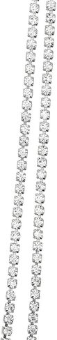 Rosemarie Collections Women's Stunning Glass Crystal Rhinestone Strand Extra Long Necklace, 60" in Kuwait