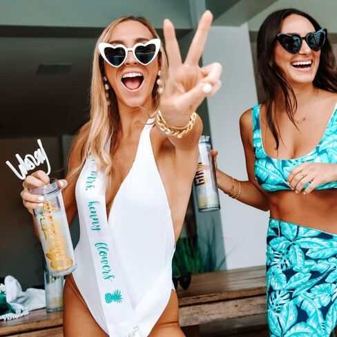 Black Cowgirl Hat with Heart Glasses & Bandana - Western Cowboy Hats Nashville Bachelorette Party - Halloween Fun Rodeo Party Costume Accessories in Kuwait