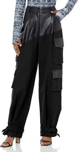 Romeo Hunte x The Drop Women's Black Cargo Pant in Saudi Arabia
