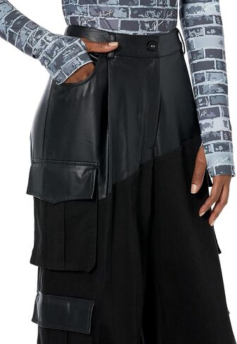 Romeo Hunte x The Drop Women's Black Cargo Pant in Saudi Arabia