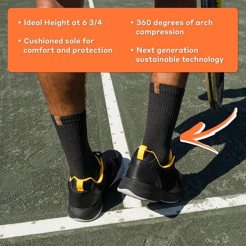 Definite Articles Performance Socks - Men's Sock - Biodegradable, BPA-Free, Premium Cushion, Ankle Support in Saudi Arabia