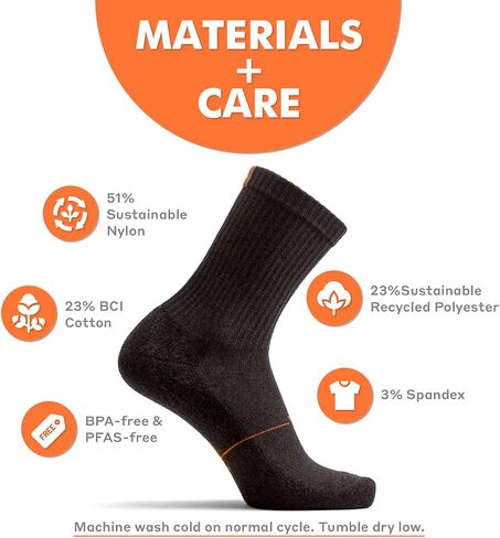 Definite Articles Performance Socks - Men's Sock - Biodegradable, BPA-Free, Premium Cushion, Ankle Support in Saudi Arabia