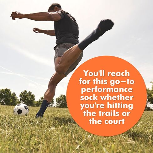 Definite Articles Performance Socks - Men's Sock - Biodegradable, BPA-Free, Premium Cushion, Ankle Support in Saudi Arabia