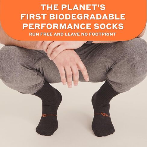 Definite Articles Performance Socks - Men's Sock - Biodegradable, BPA-Free, Premium Cushion, Ankle Support in Saudi Arabia