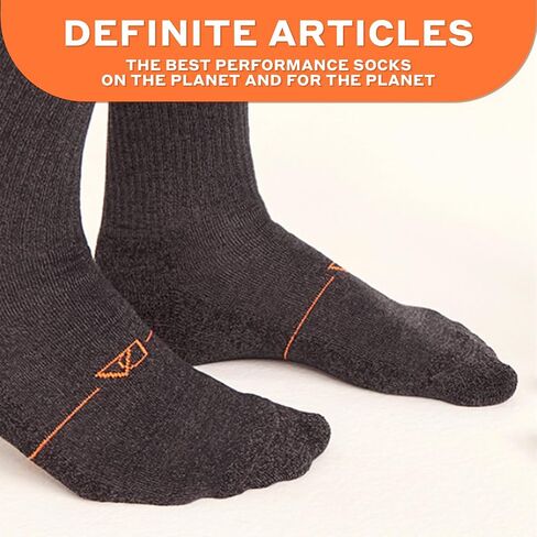 Definite Articles Performance Socks - Men's Sock - Biodegradable, BPA-Free, Premium Cushion, Ankle Support in Saudi Arabia