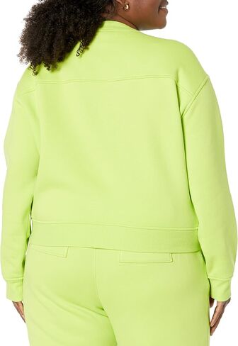 Amazon Essentials Women's Crop Drop Shoulder Sweatshirt (Available in Plus Size) in Saudi Arabia