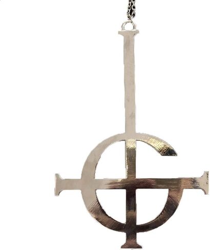 Moniku Nameless Ghouls Cross Necklace Cosplay Accessory Silvery in Kuwait