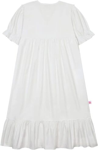 ULLALA Pajamas for Women Madely Short sleeve One-Piece Ivory Vintage Soft Sleepwear 1Piece one Size Cotton in Kuwait