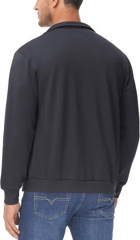 MAGCOMSEN Men's Track Jackets Lightweight Full-Zip Casual Coat Workout Running Athletic Active Jacket With Pockets in Saudi Arabia