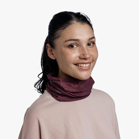 BUFF قناع الرقبة الأصلي EcoStretch للبالغين، عصابة رأس وتدفئة للرقبة في الشتاء، قناع تزلج، يمكن ارتداؤه أكثر من 12 طريقة، ألوان ثابتة، مقاس واحد in Kuwait