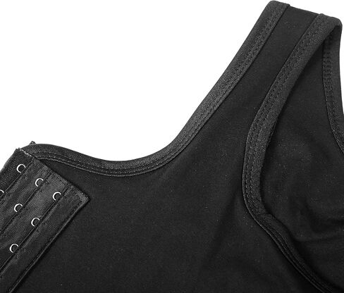 INRANXISM Chest Binder for Transgender FTM Cotton Hook Half Breast Binder Tank Top Vest in Kuwait