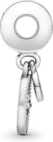 PANDORA Jewelry Sparkling Family Tree Dangle Cubic Zirconia Charm in Sterling Silver and 14K Yellow Gold, No Box in Saudi Arabia