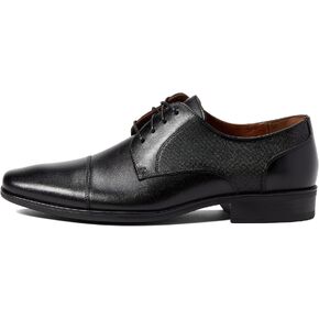 Florsheim Jackson Cap Toe Oxford Formal Shoe for Men - Leather Upper with Man-Made Lining, Snipped Toe, and Blind Eyelets