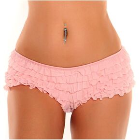 Daisy corsets Women's Mesh Ruffle Shorts with Bow