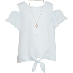 بلوزة حريمي بأكمام طويلة وكتف بارد من Amy Byer in Kuwait