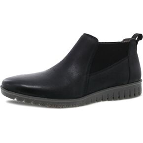 حذاء Dansko Louisa Ankle Bootie - الأجزاء العلوية من الجلد والنعل الخارجي المطاطي المنفوخ متين وخفيف الوزن - متعدد الاستخدامات كاجوال إلى أحذية رسمية in Kuwait