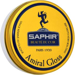 Saphir Amiral Gloss – Leather Shoe Care Polish Wax for High Gloss Mirror Shine for Dress Shoes - Made in France - 50 mL