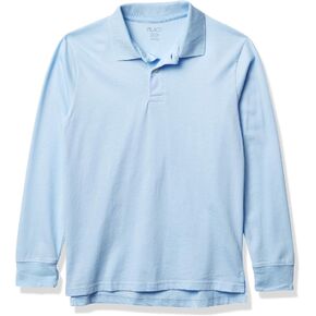 The Children's Place boys Long Sleeve Soft Jersey Polo Shirt, Brook, Small US in Saudi Arabia