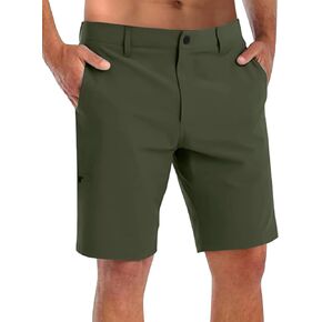 COOFANDY Mens Casual Golf Shorts 9" Stretch Lightweight Quick Dry Summer Hiking Travel Shorts with Zipper Pockets in Kuwait