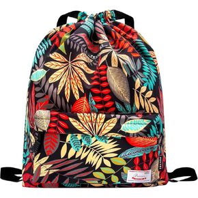 Peicees Waterproof Drawstring Sport Bag Lightweight Sackpack Backpack for Men and Women in Kuwait