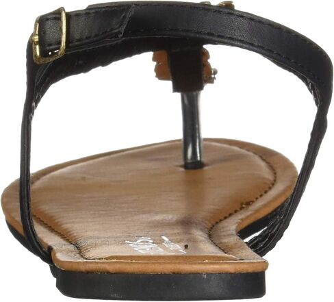 Womens T-Strap Buckle Flats Sandals in Kuwait