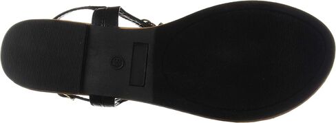 Womens T-Strap Buckle Flats Sandals in Kuwait