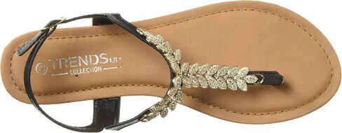Womens T-Strap Buckle Flats Sandals in Kuwait