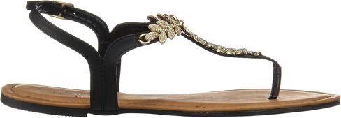 Womens T-Strap Buckle Flats Sandals in Kuwait