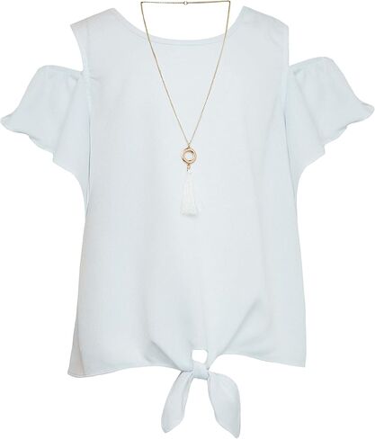 بلوزة حريمي بأكمام طويلة وكتف بارد من Amy Byer in Kuwait