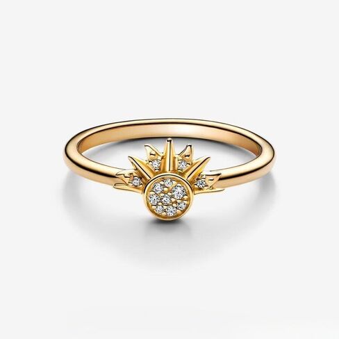 HEIMAXING 925 Sterling Silver Sun and Moon Ring Set, Sparkling Sun Moon Ring, Friendship Promise Matching Rings, Anniversary Birthday Gifts for Women in Kuwait