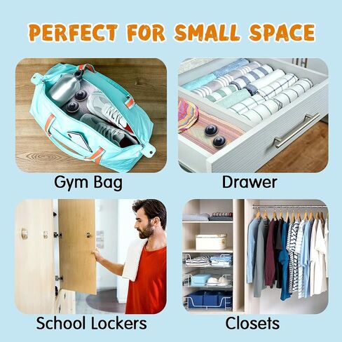 4 Packs Sneaker Deodorizer Balls, Long Lasting Odor Eliminator Air Fresheners With Essential Oil Cologne for Sneakers, Boots, Gym Bags, Drawers, and Locker. Shoe Deodorizer Balls Neutralizes Sweat Odor - Easy Twist Lock/Open Mechanism. in Saudi Arabia